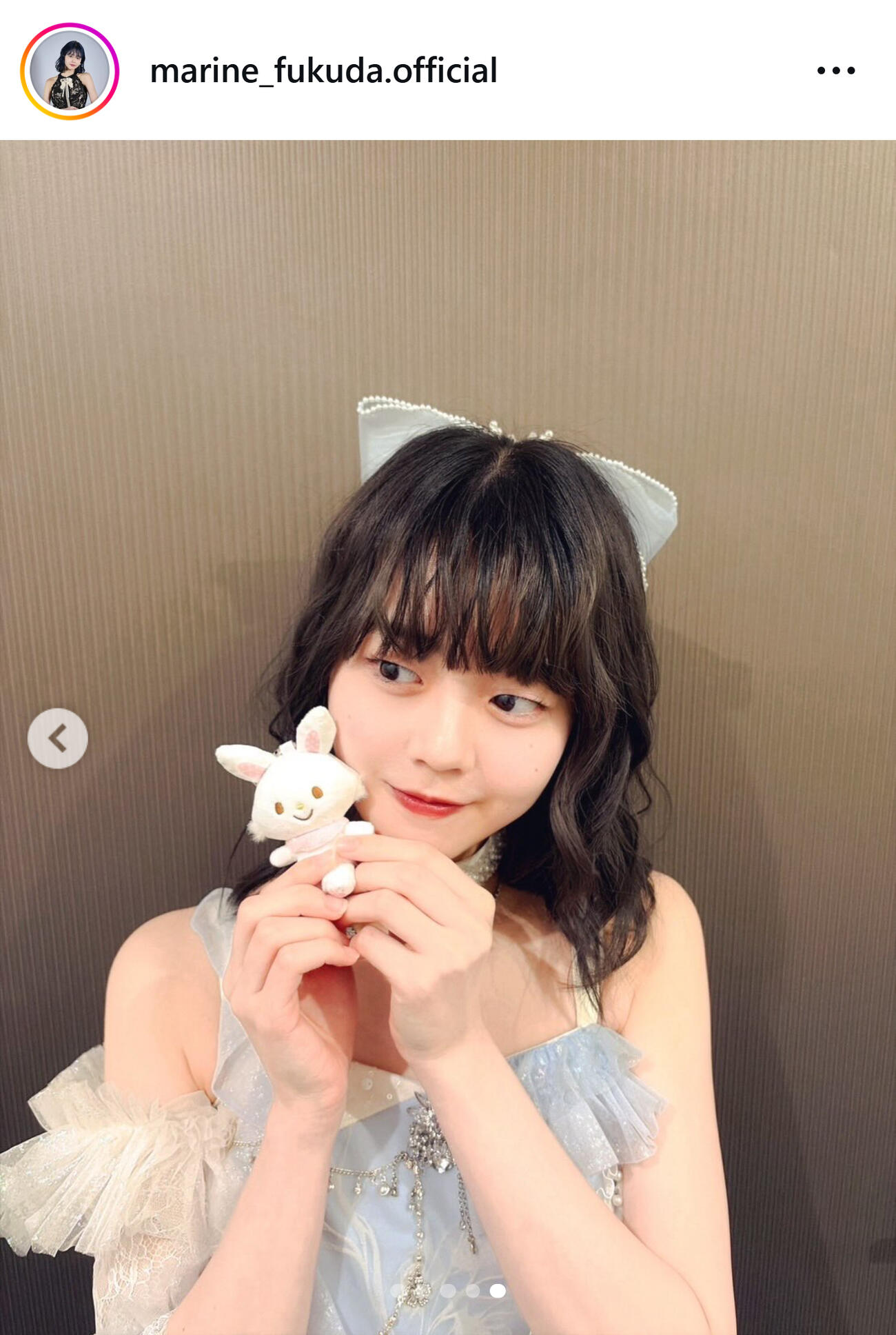福田真琳のインスタグラムから