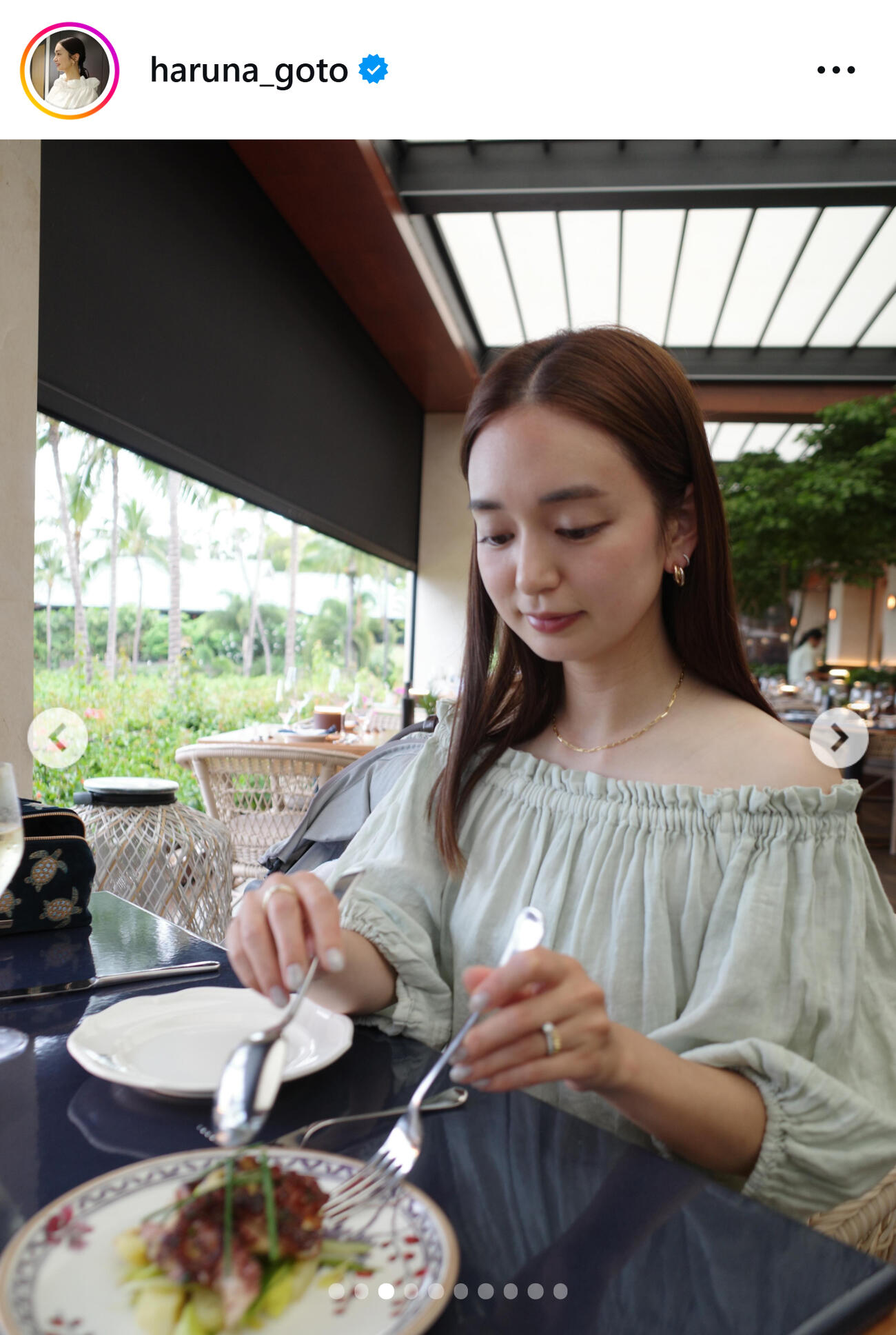 後藤晴菜のインスタグラムから