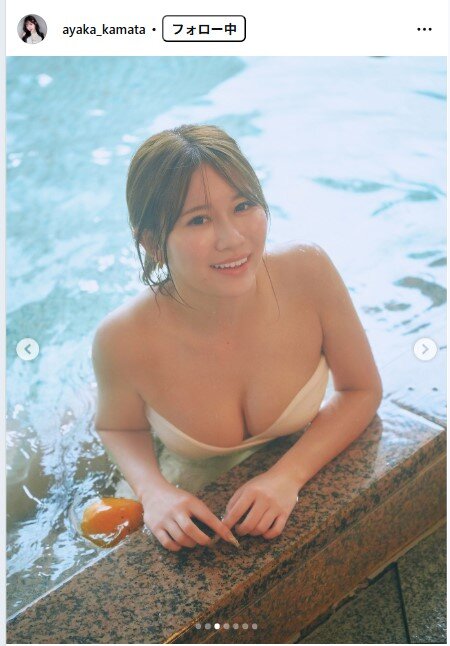 鎌田彩樺のインスタグラムから