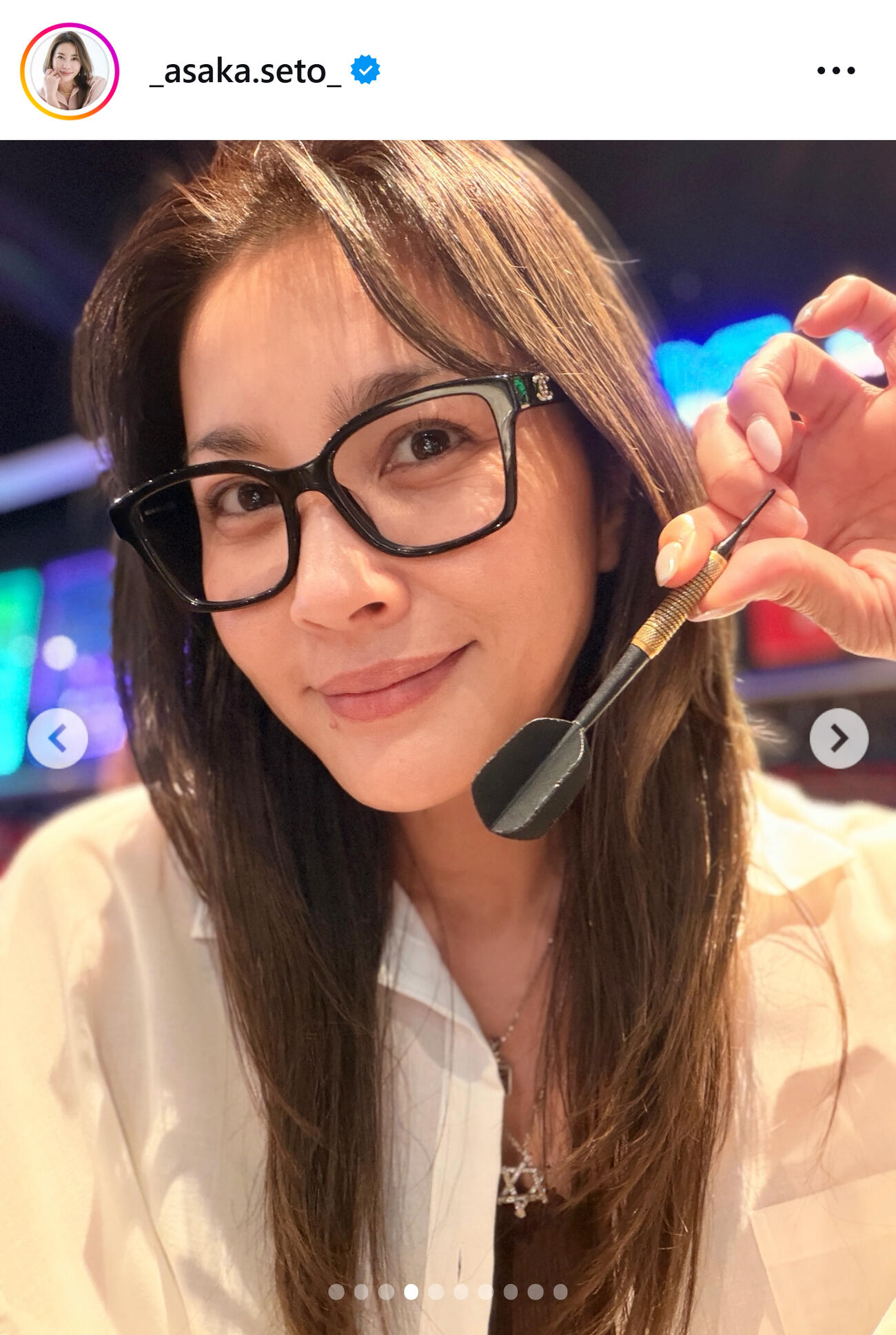 瀬戸朝香のインスタグラムから