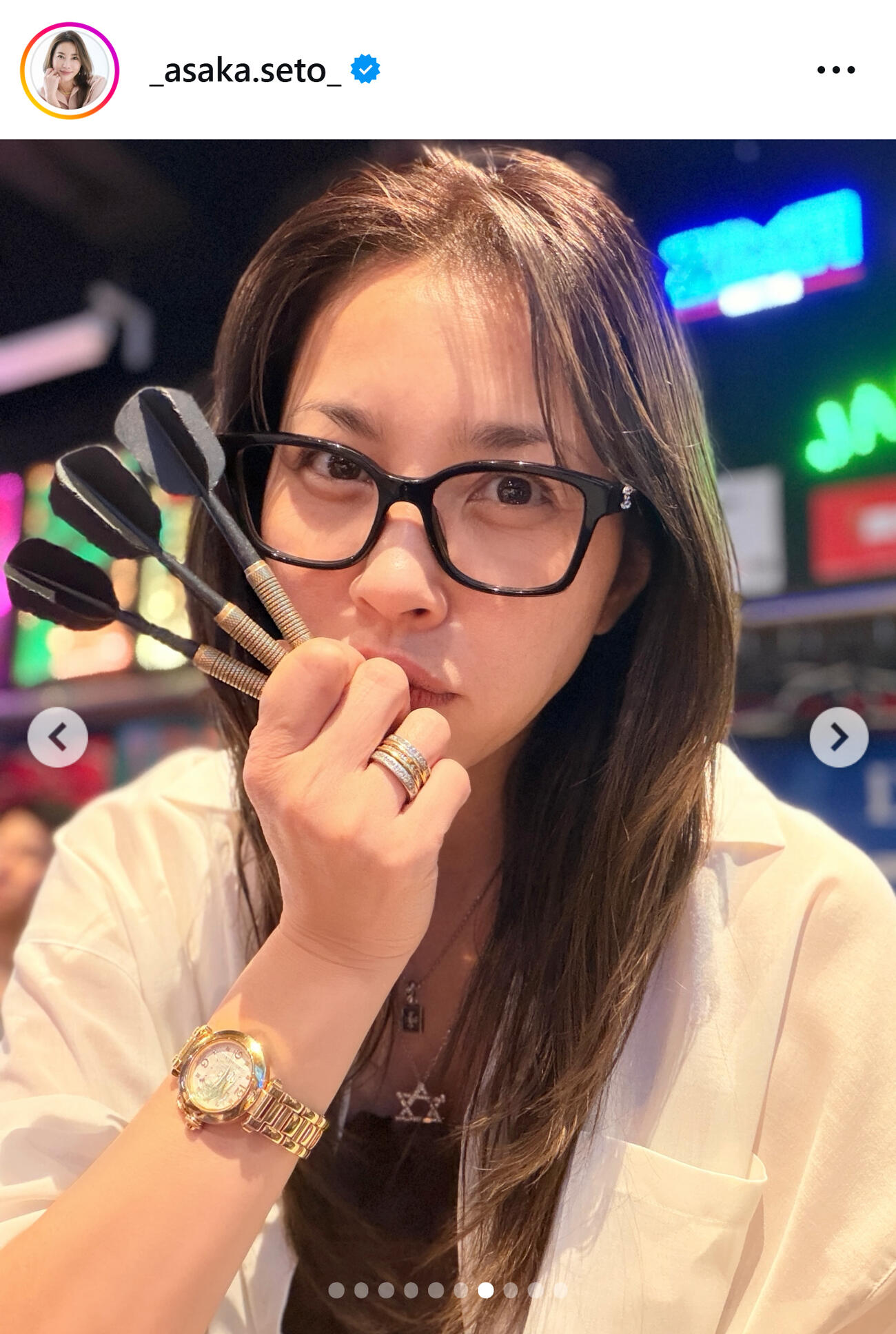 瀬戸朝香のインスタグラムから