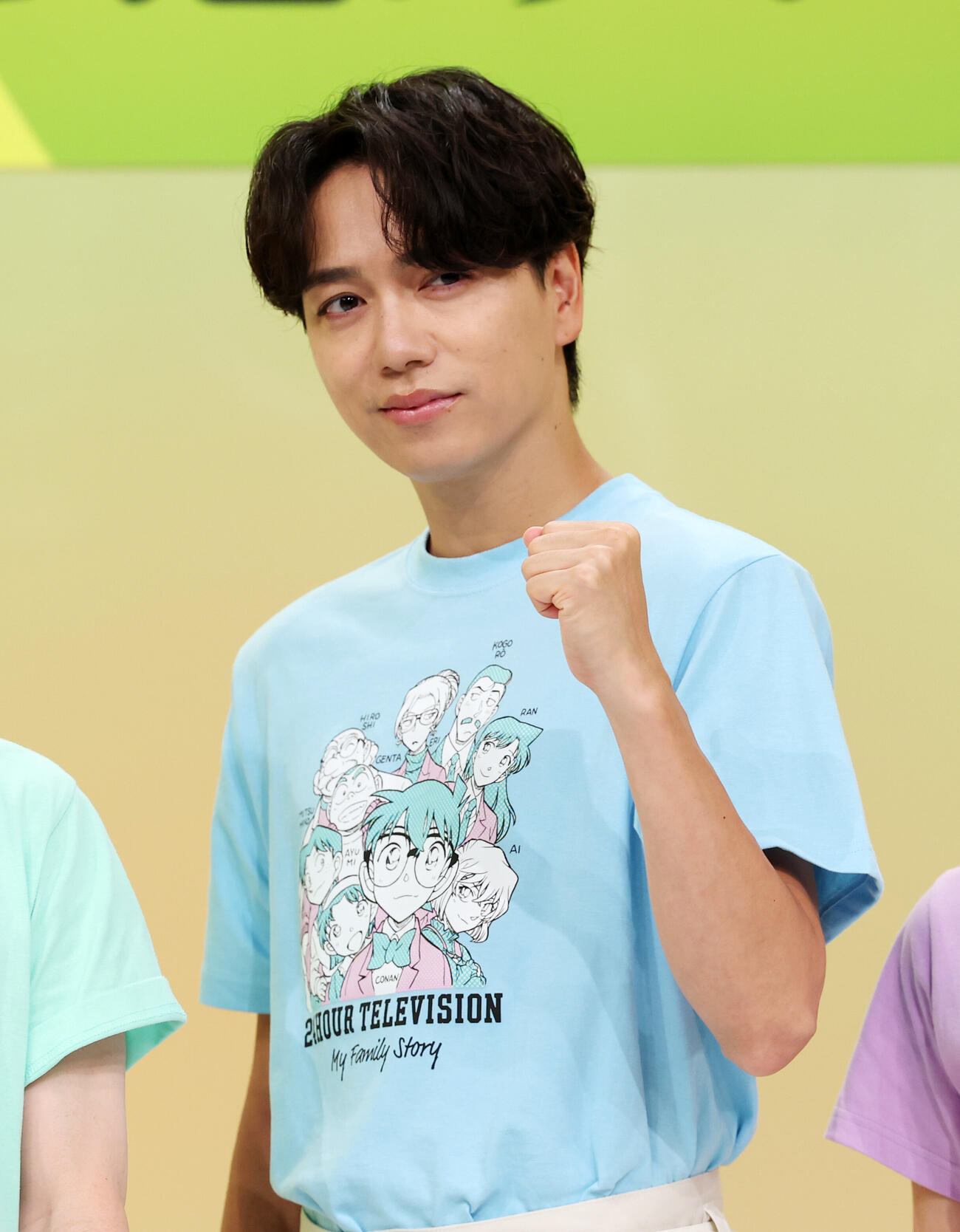 24時間テレビ49の会見に臨む山崎育三郎（撮影・鈴木正人）