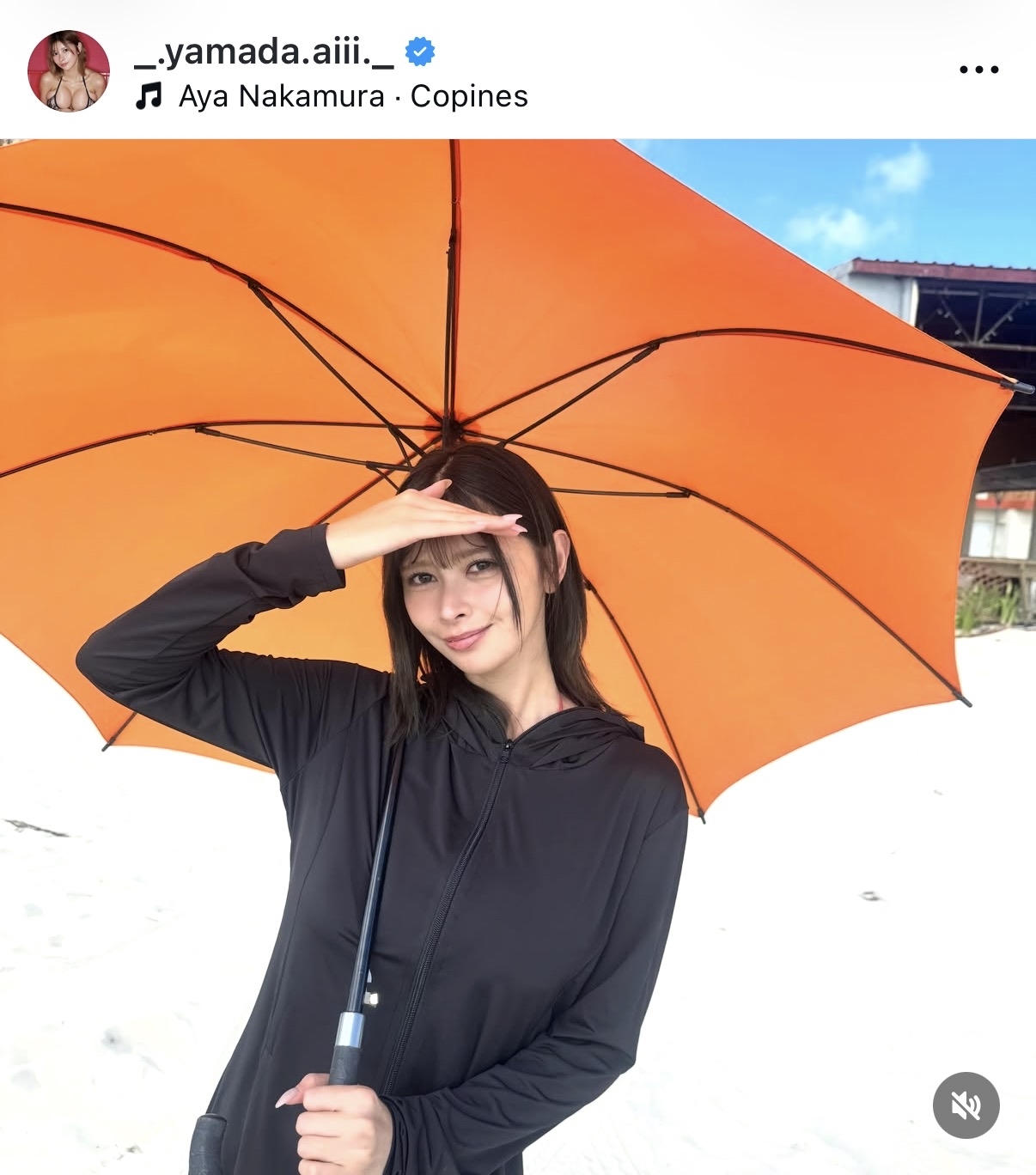 山田あいのインスタグラムから