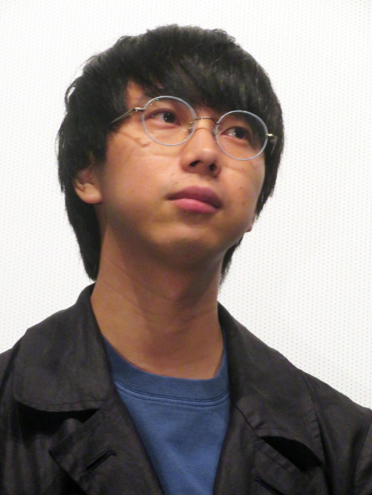 映画「インビジブルハーフ」先行特別上映イベントに出席したホラーユニット「バミューダ3」西山将貴監督（撮影・川田和博）