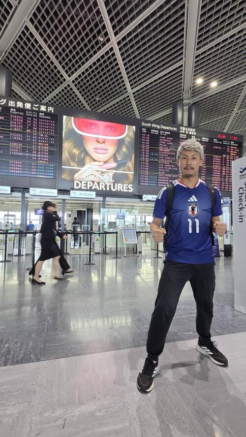 ちょいまね前田大自然「スタンドから念を注入」６月26日スウェーデン戦のダラスに向け渡米