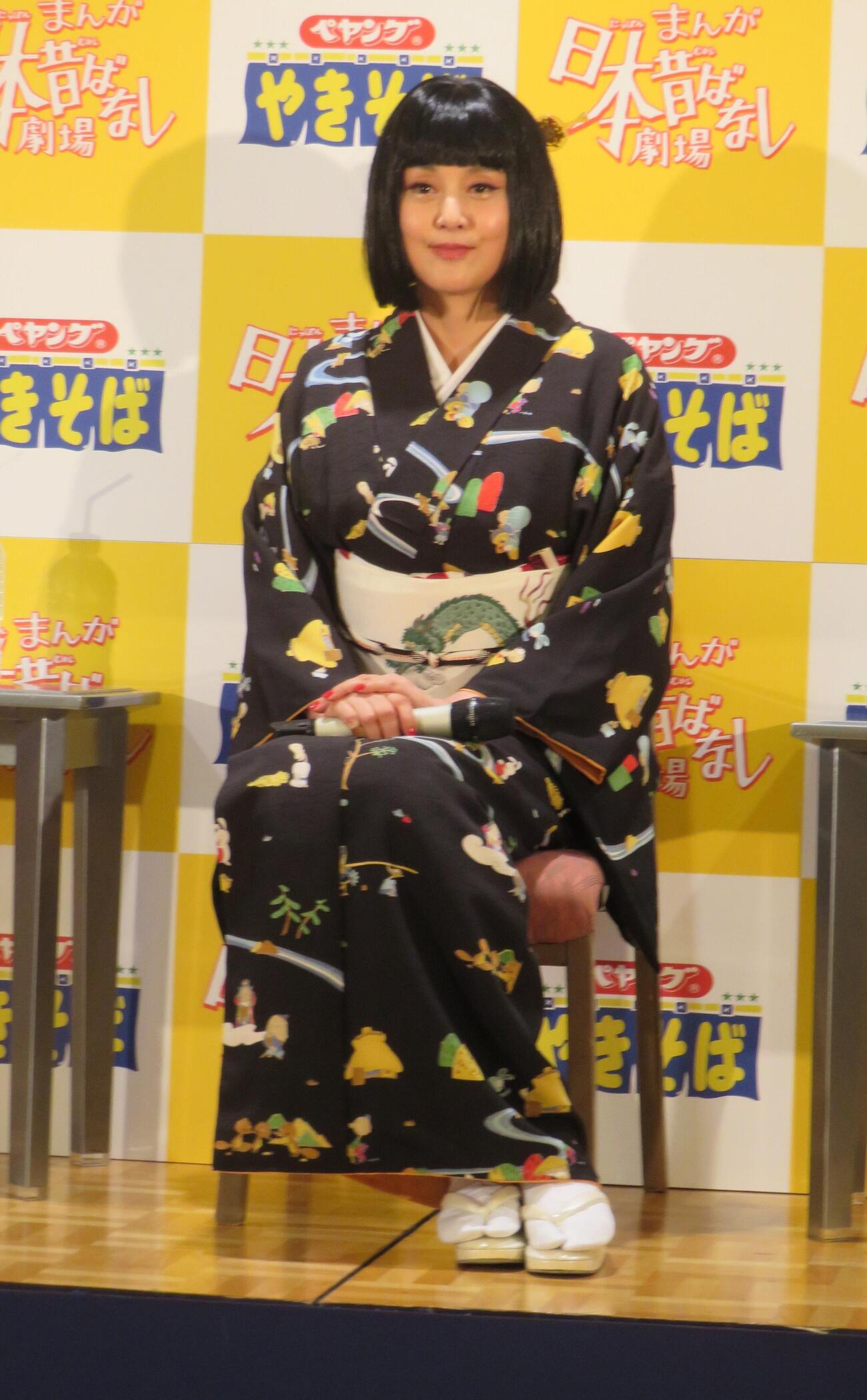舞台「『まんが日本昔ばなし』劇場」の制作発表会見を行った藤原紀香