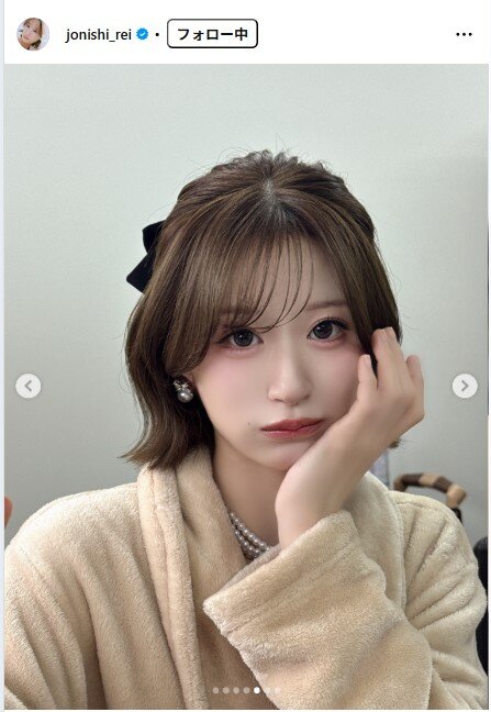 上西怜のインスタグラムから