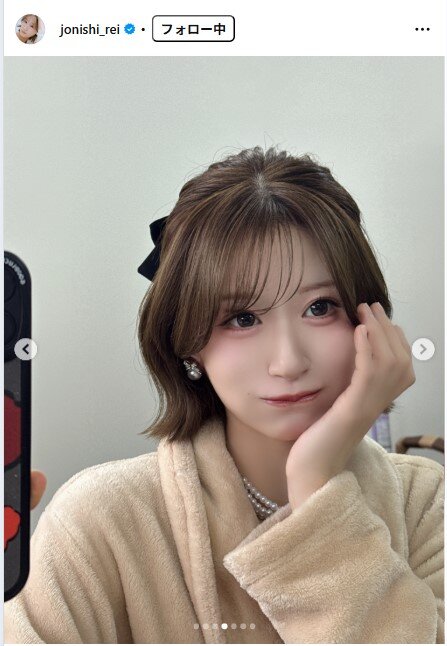 上西怜のインスタグラムから