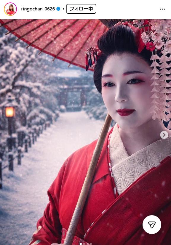 りんごちゃんのインスタグラムから