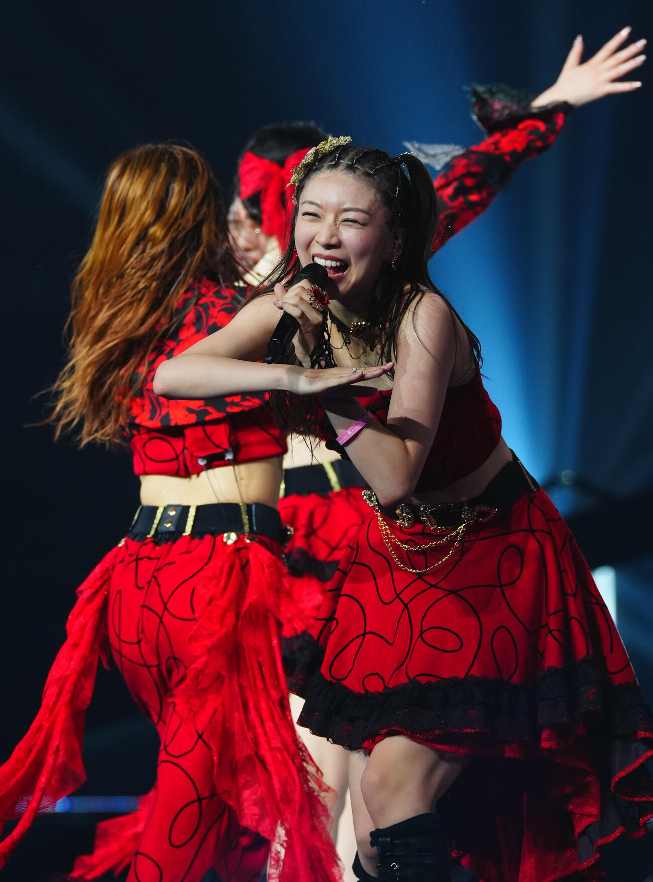 卒業コンサートを行うモーニング娘。❜26の牧野真莉愛（撮影・垰建太）