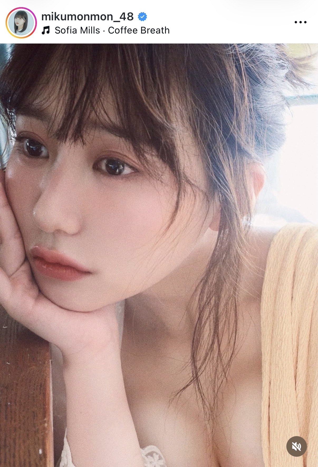 田中美久のインスタグラムから