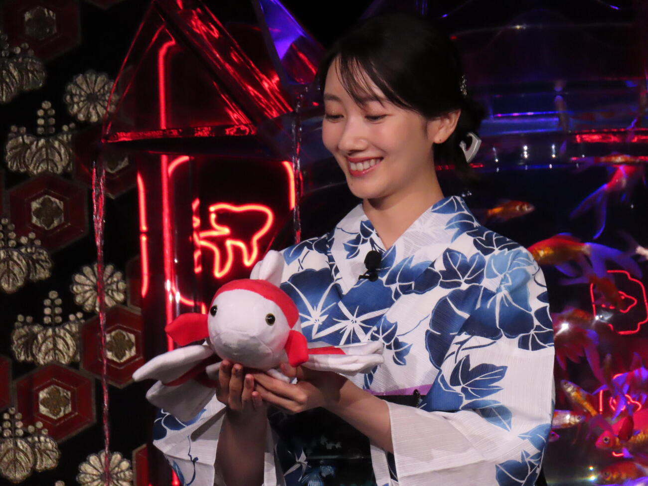 「夏のアートアクアリウム2026」開催記念イベントに登壇した波瑠（撮影・鎌田良美）