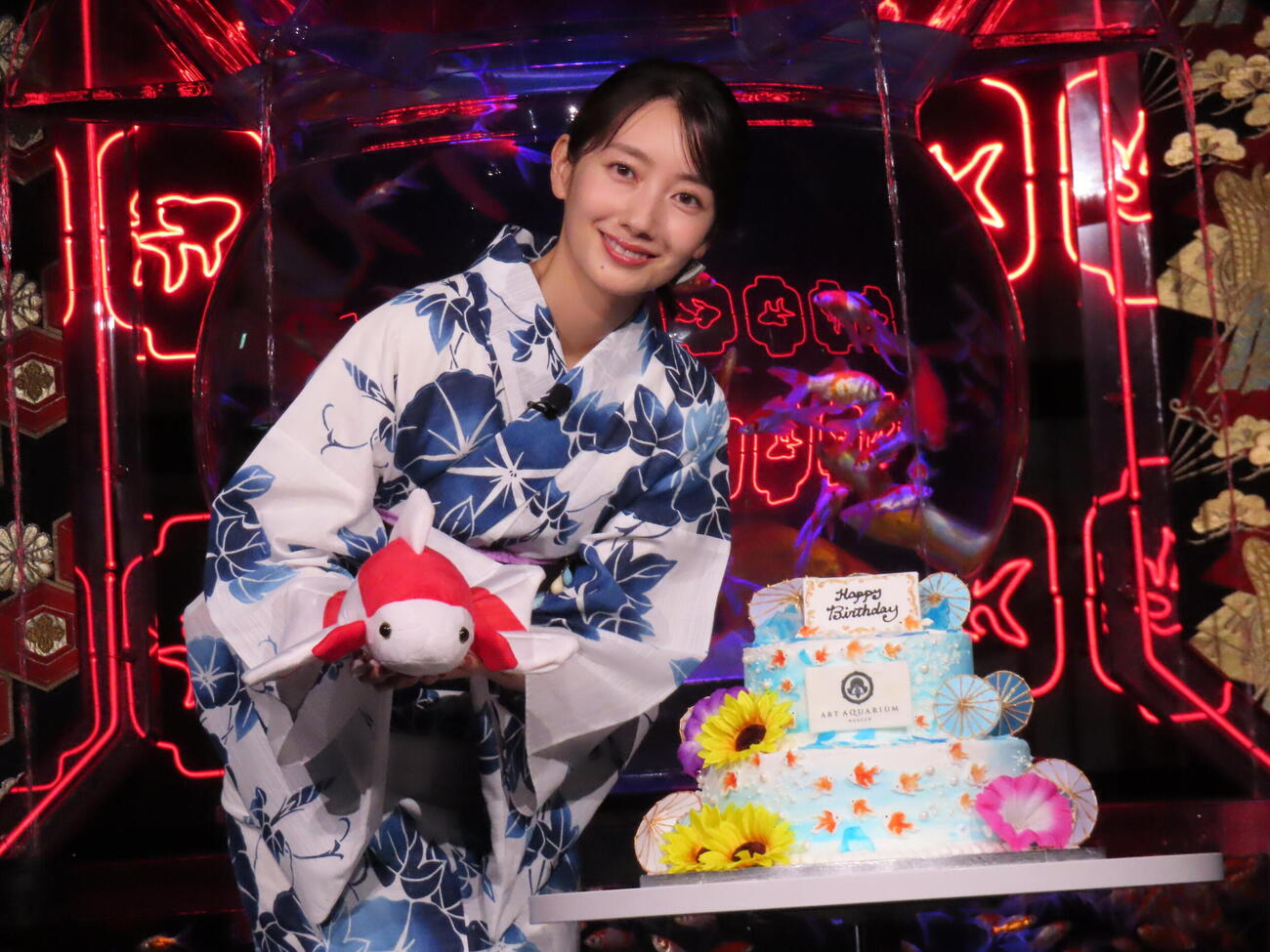 「夏のアートアクアリウム2026」開催記念イベントに登壇した波瑠（撮影・鎌田良美）