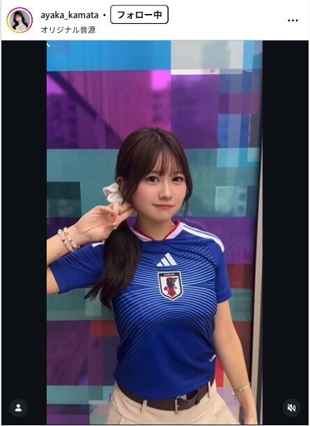 鎌田彩樺のインスタグラムから