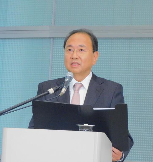フジ・メディア・ホールディングス清水社長、SBIと戦略提携「互いにWin－Winになれる」
