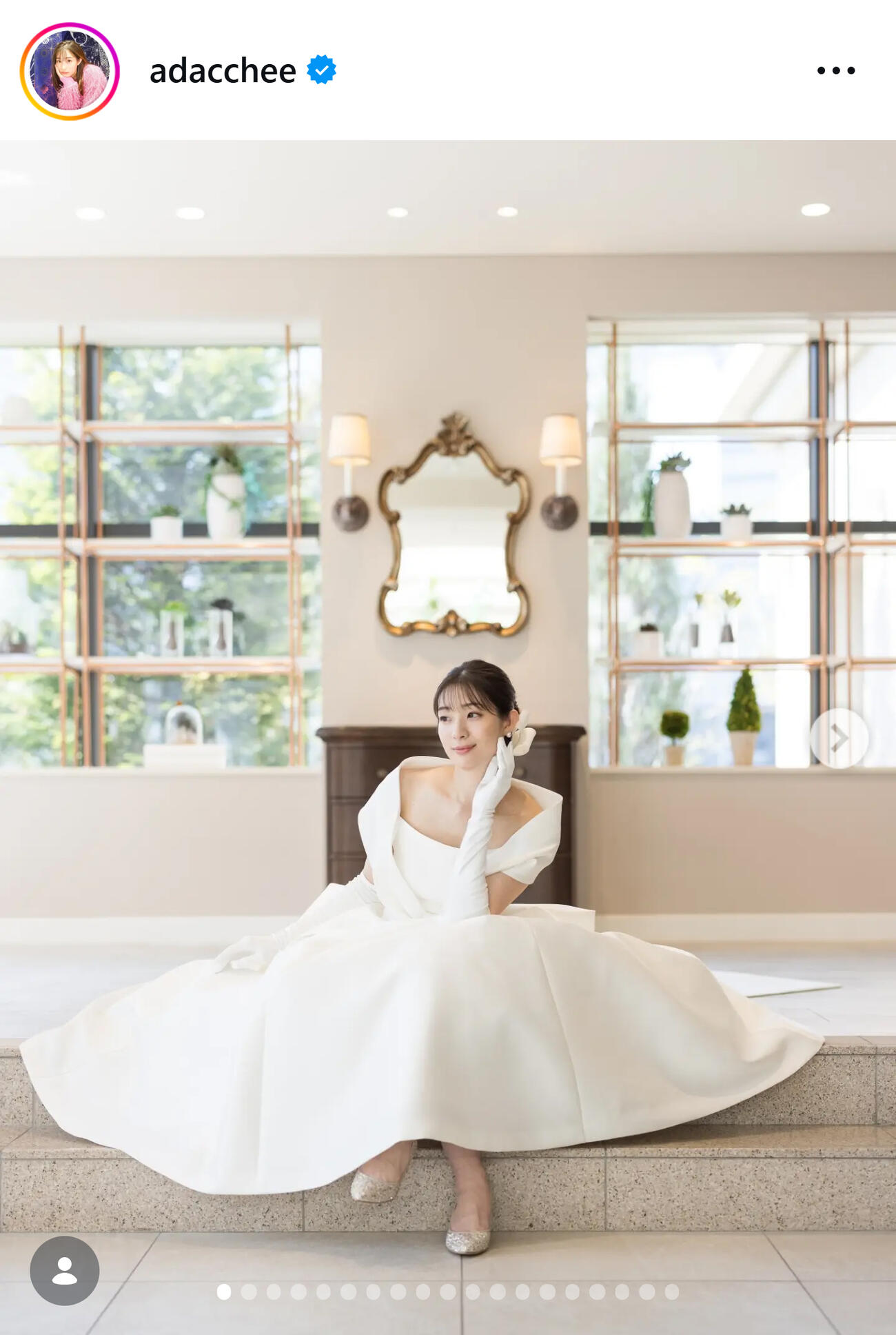 足立梨花のインスタグラムから