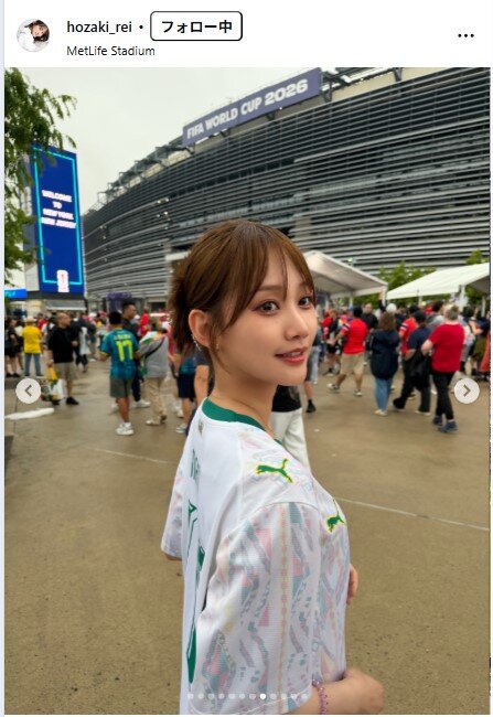 保﨑麗のインスタグラムから