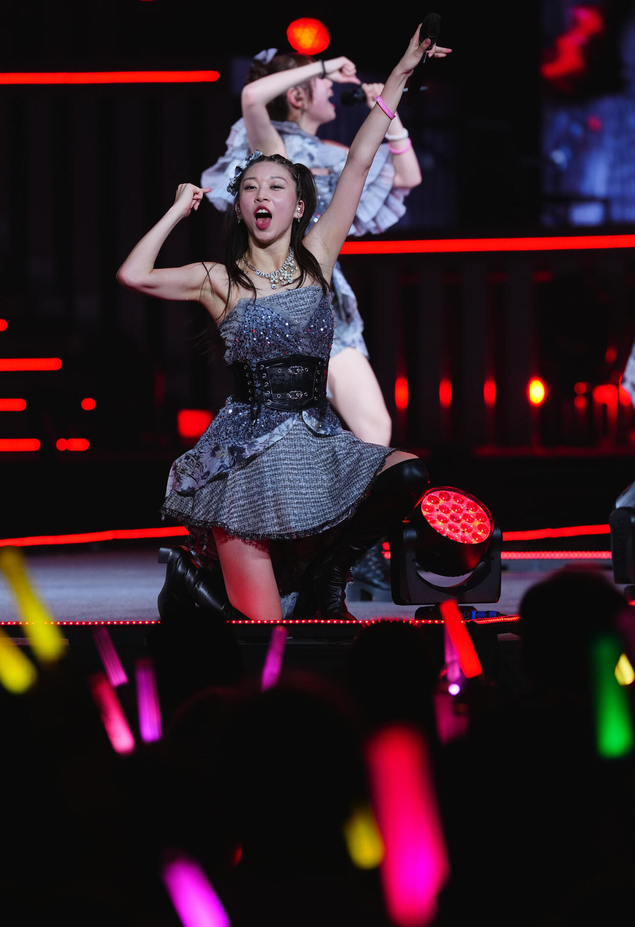 卒業コンサートに臨むモーニング娘。❜26の牧野真莉愛（撮影・垰建太）