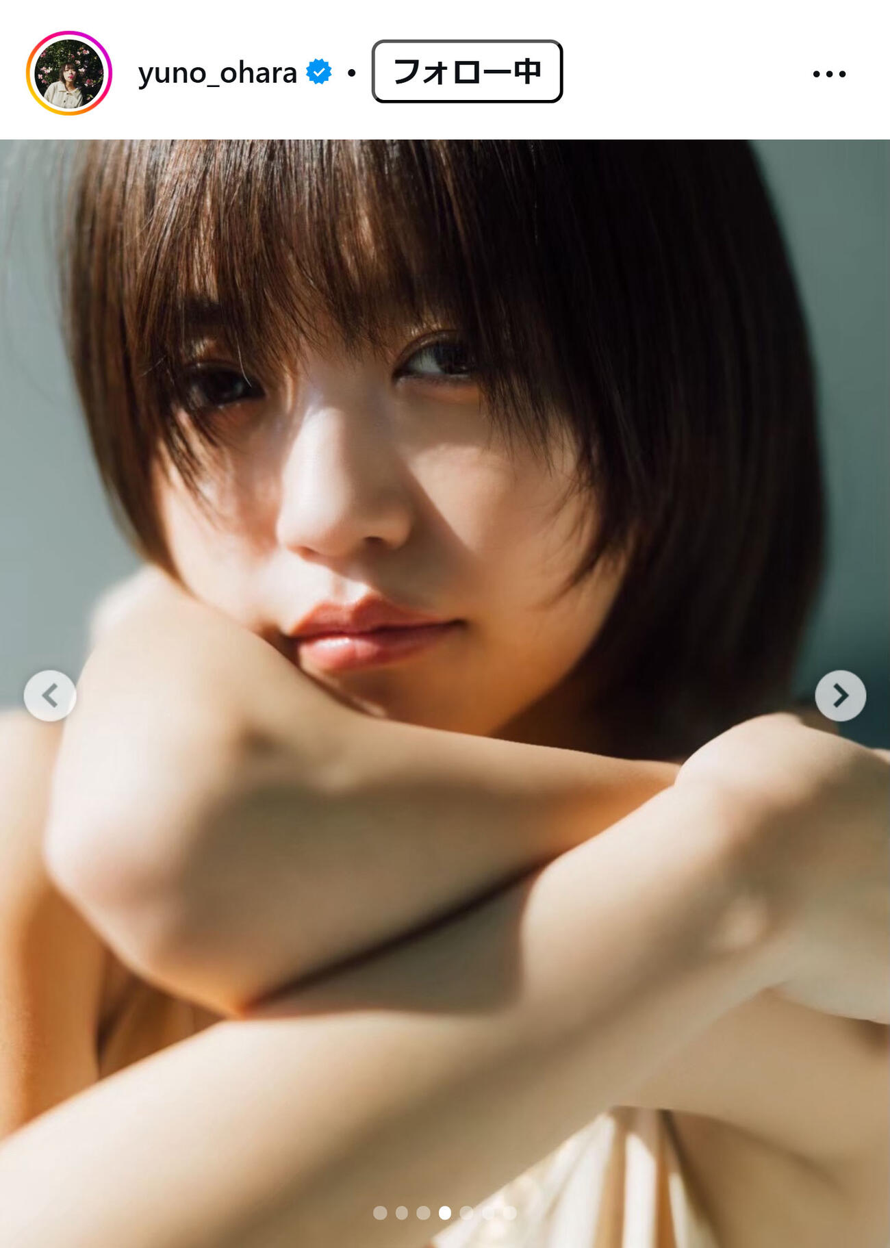 大原優乃のインスタグラムから