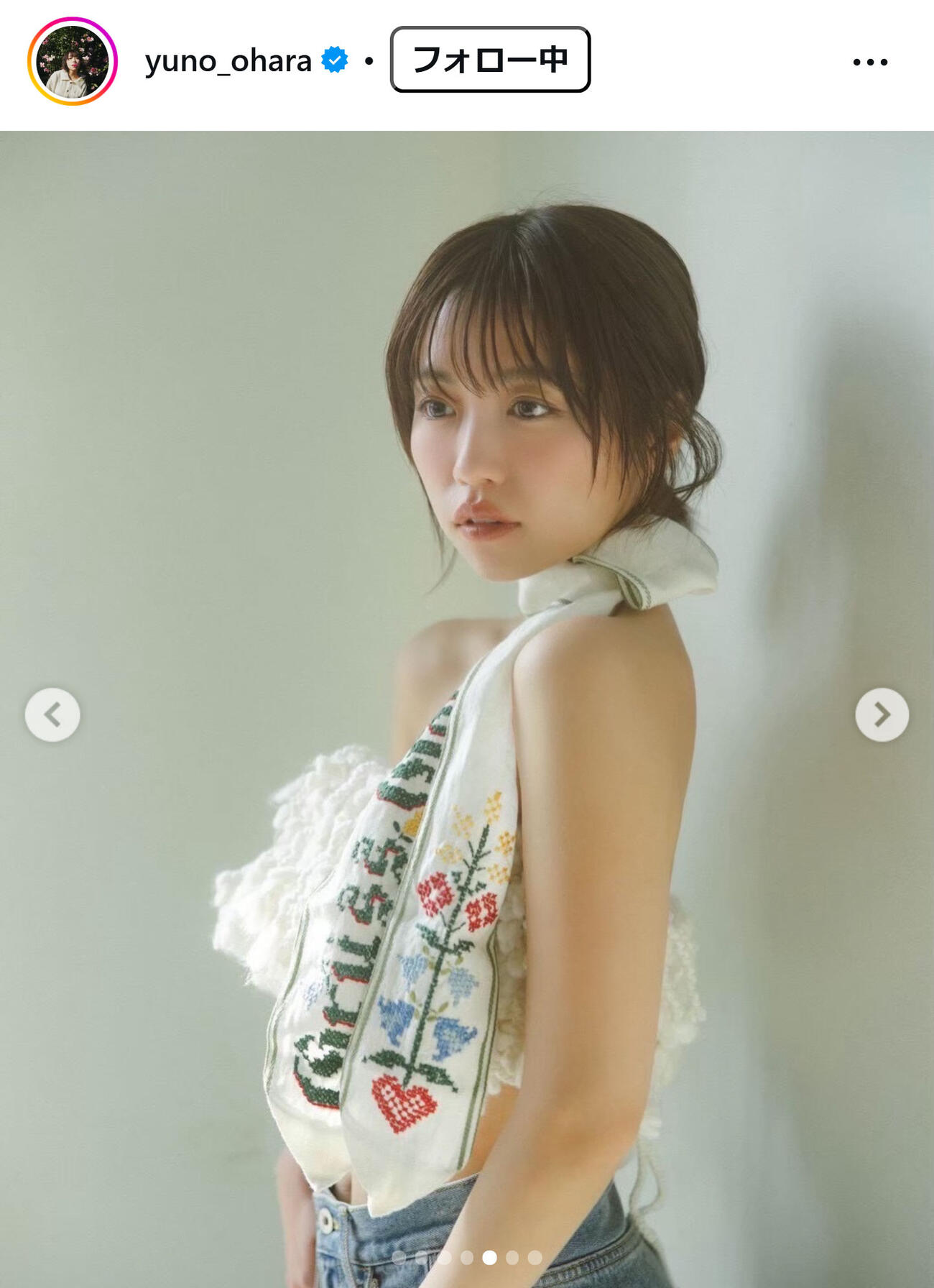 大原優乃のインスタグラムから