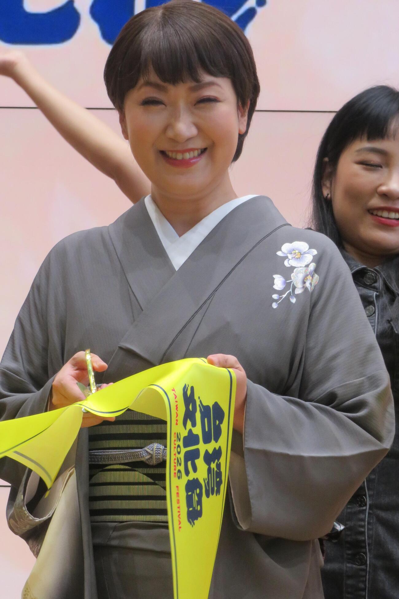 「台湾文化祭2026」のスペシャルアンバサダーに就任した市川由紀乃