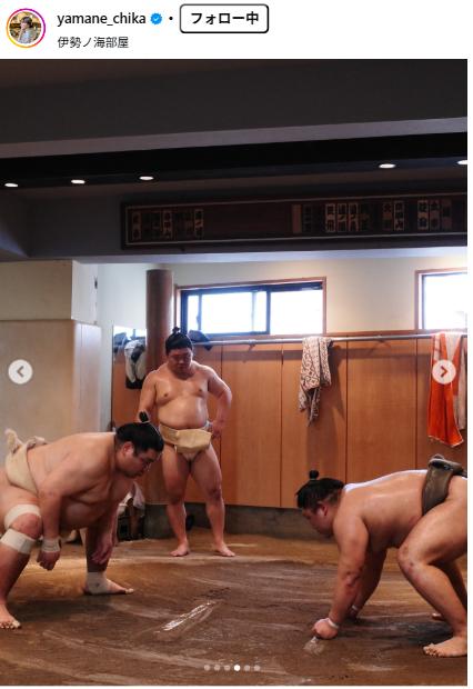 山根千佳のインスタグラムから