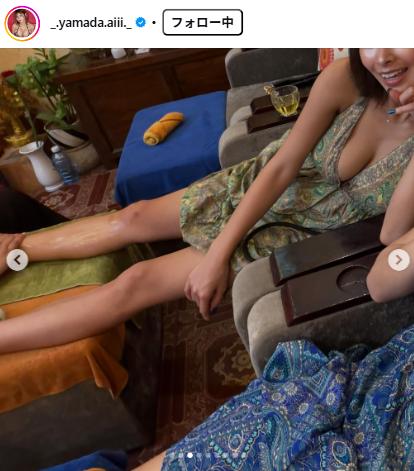 山田あいのインスタグラムから
