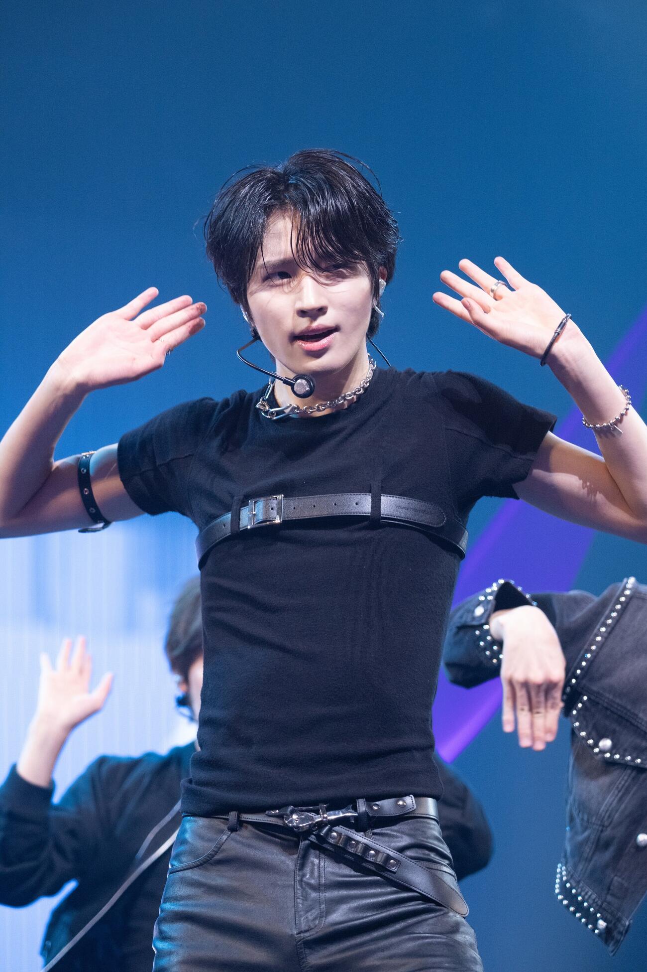 お披露目イベント「AEN Greeting Showcase“First Encouter”」を行ったAENのHARUTO（田中聖太郎写真事務所撮影）
