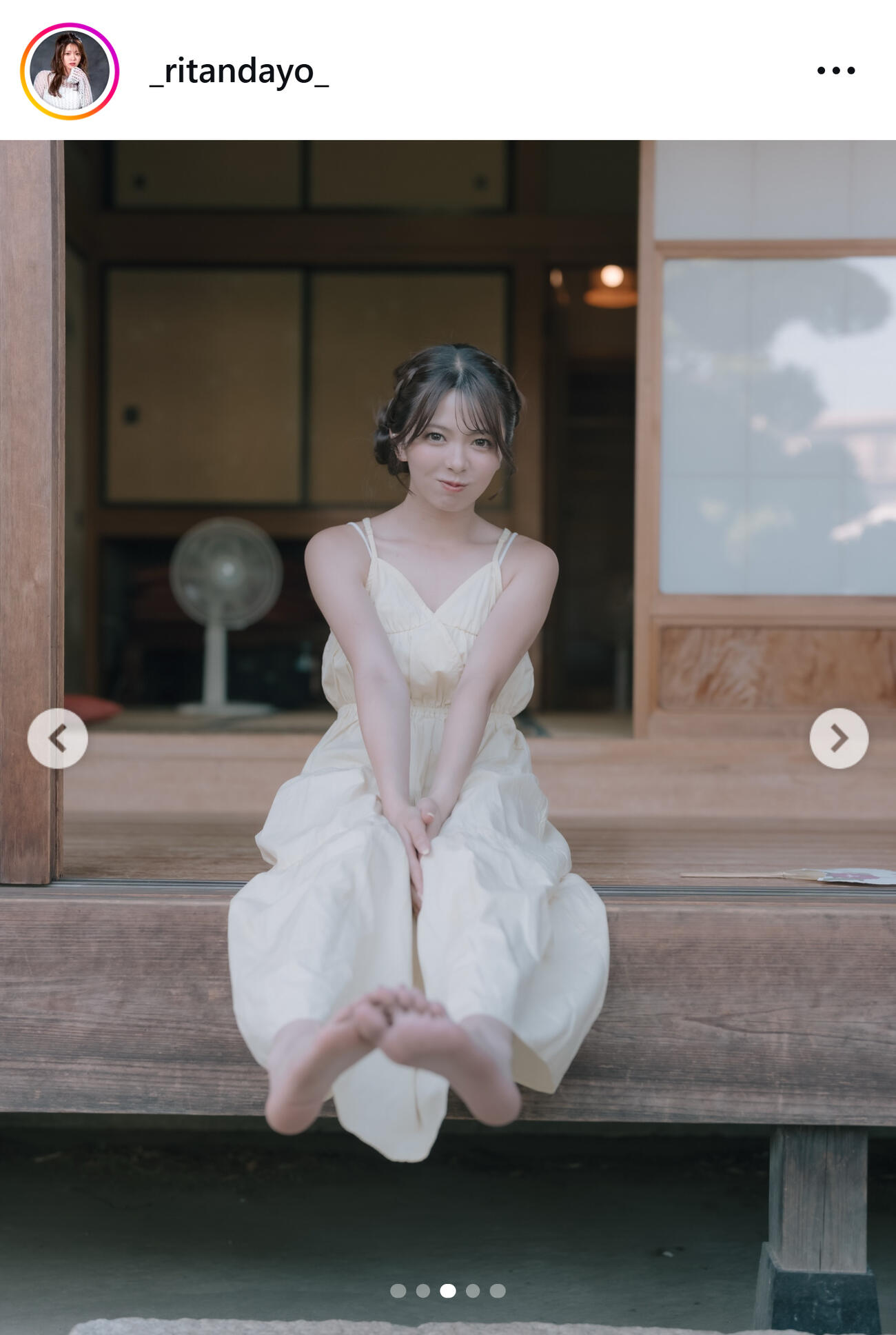 立華理莉のインスタグラムから