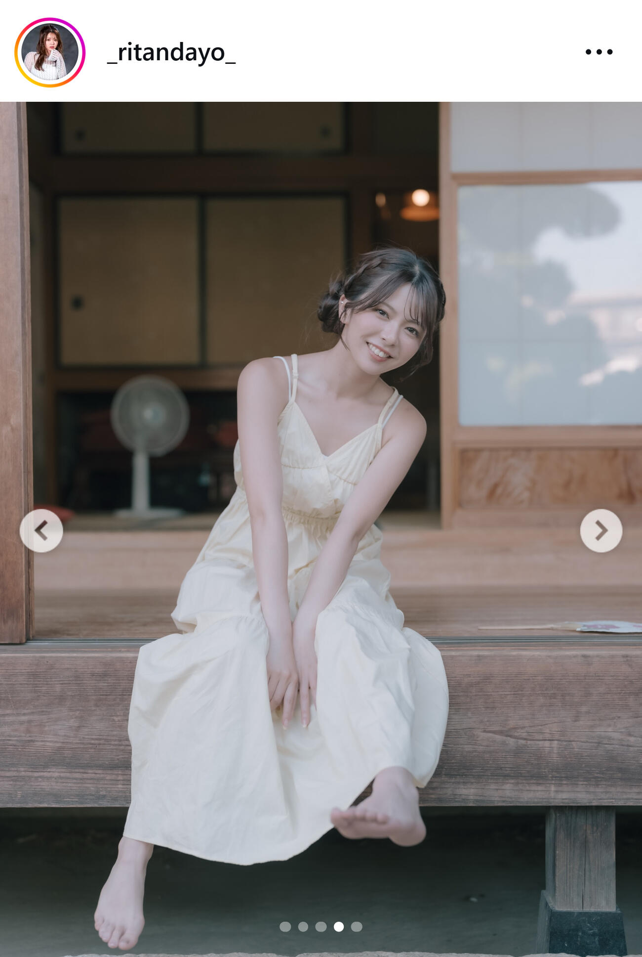 立華理莉のインスタグラムから