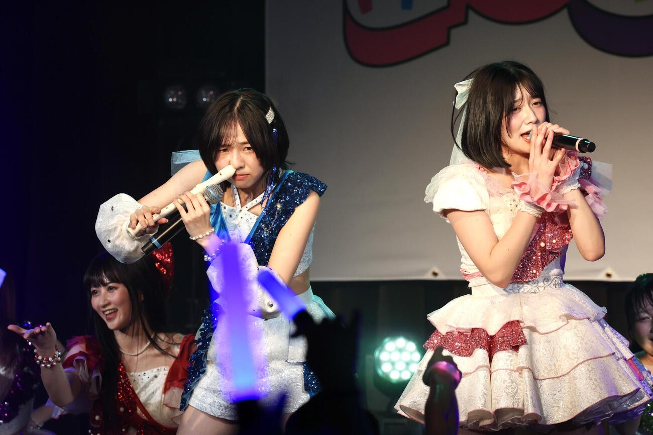 「にきちゃん大結束っ！！春ツアー2026」ツアーファイナル公演でパフォーマンスするアップアップガールズ（2）（撮影・宮地輝）