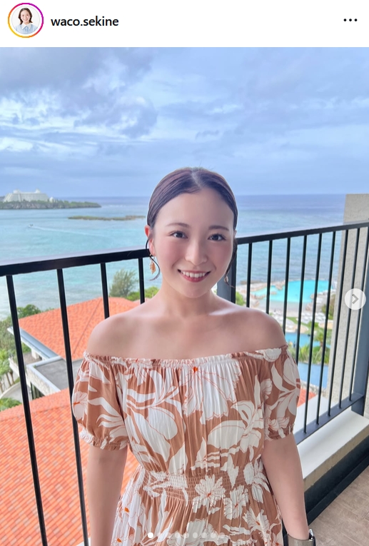 関根和子キャスターのインスタグラムから