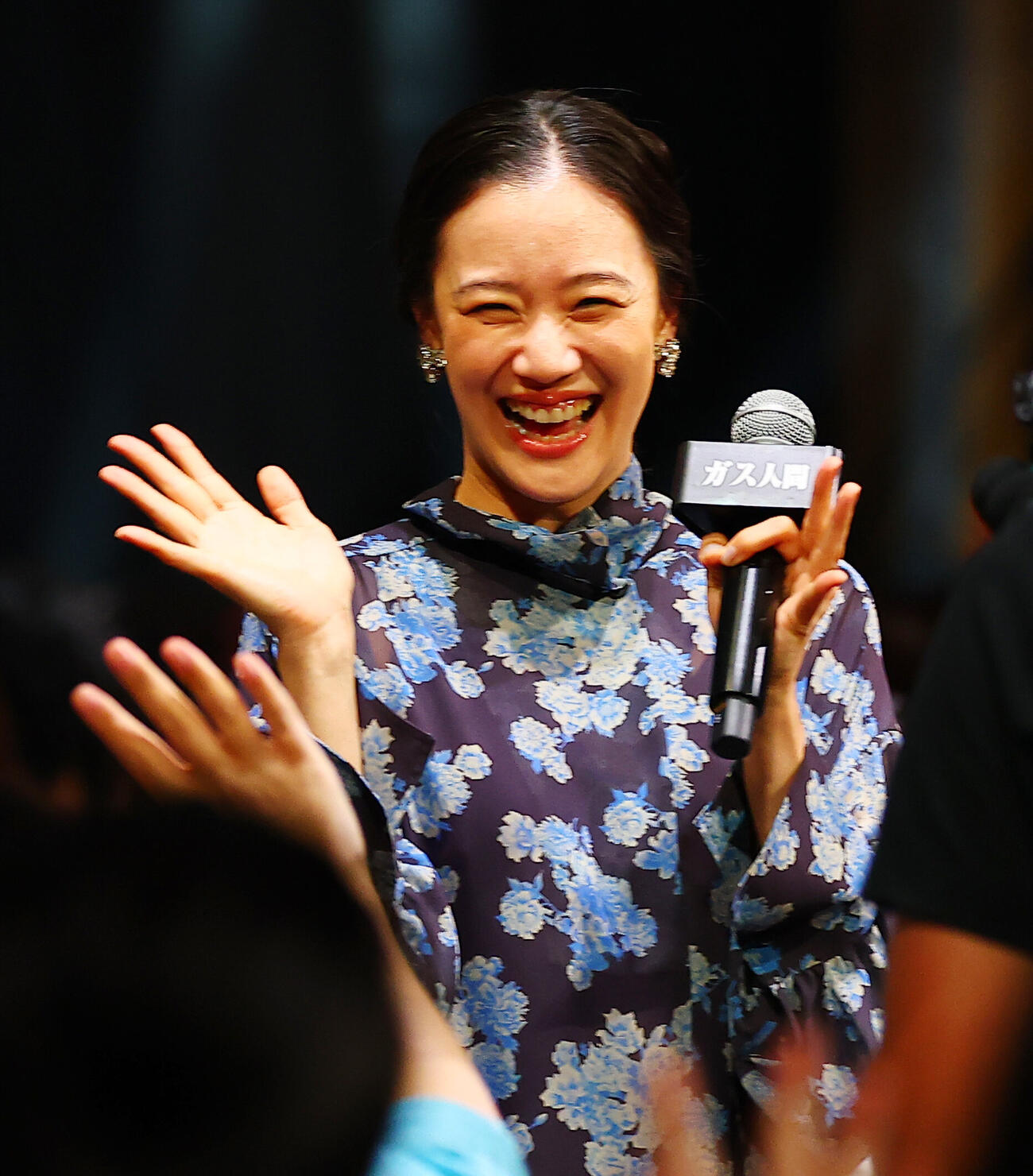 Netflixシリーズ「ガス人間」配信記念イベントに登場した蒼井優（撮影・野上伸悟）