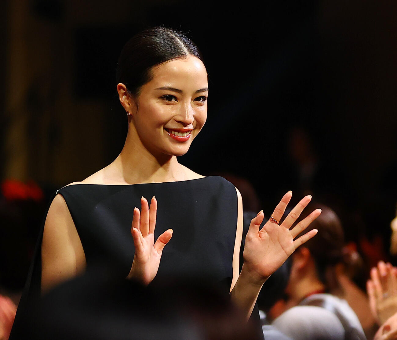 Netflixシリーズ「ガス人間」配信記念イベントに登場した広瀬すず（撮影・野上伸悟）