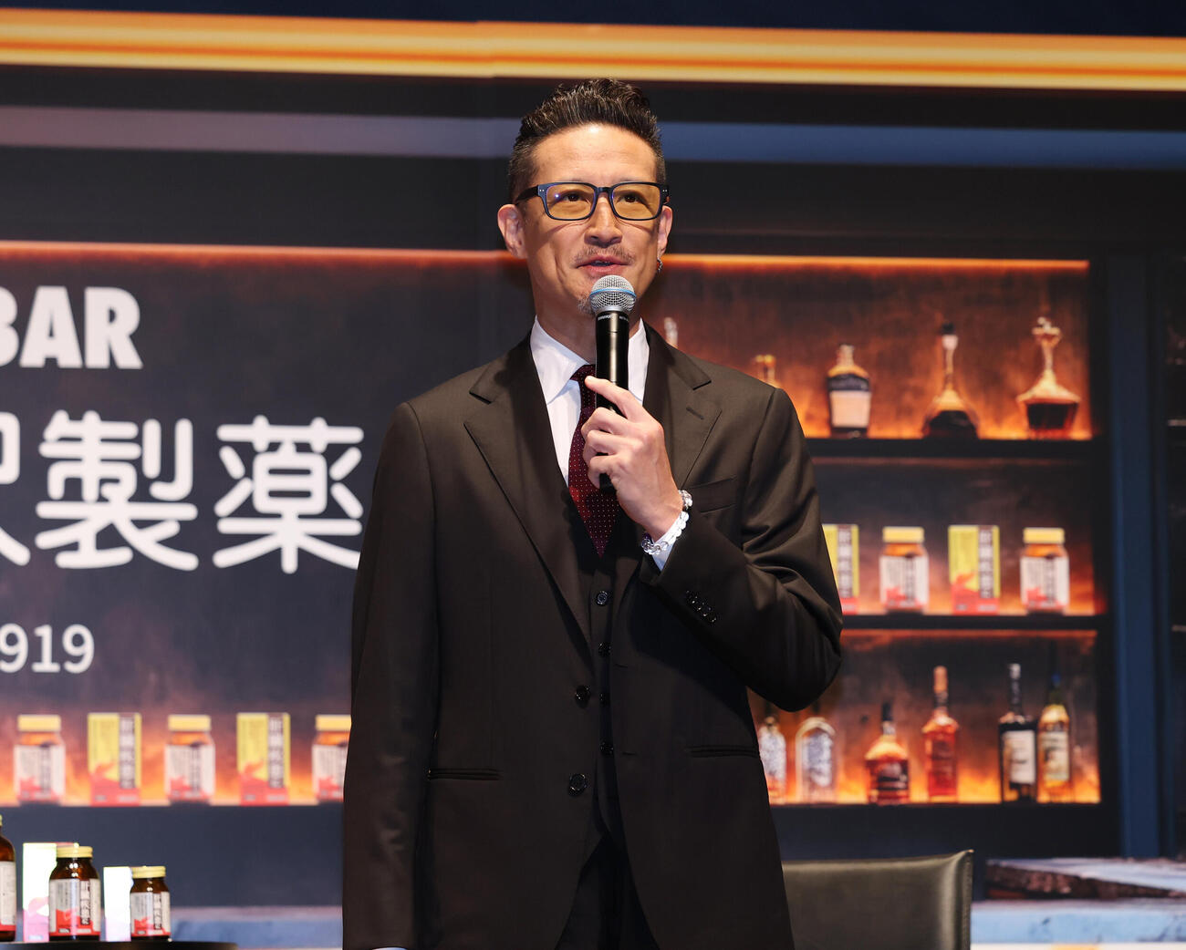 新CM発表会に登壇した松岡昌宏（撮影・増田悦実）