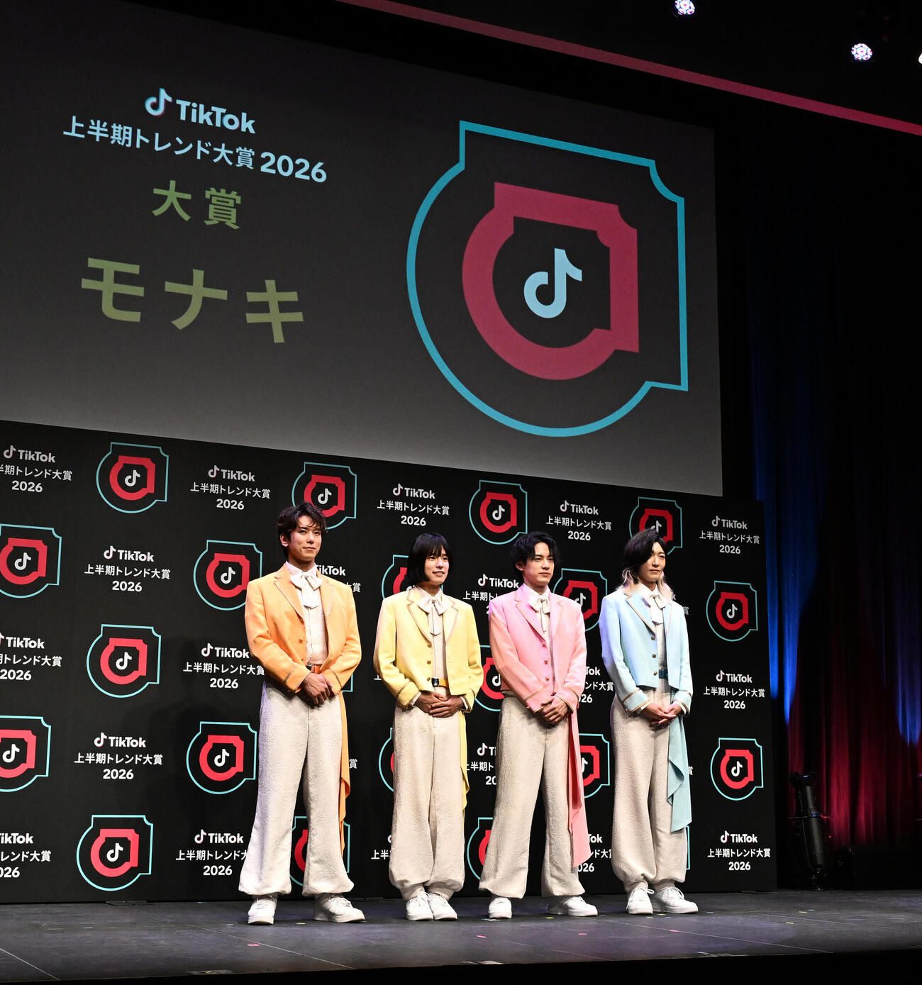 TikTok上半期トレンド大賞2026大賞に輝いたモナキ（撮影・千葉一成）