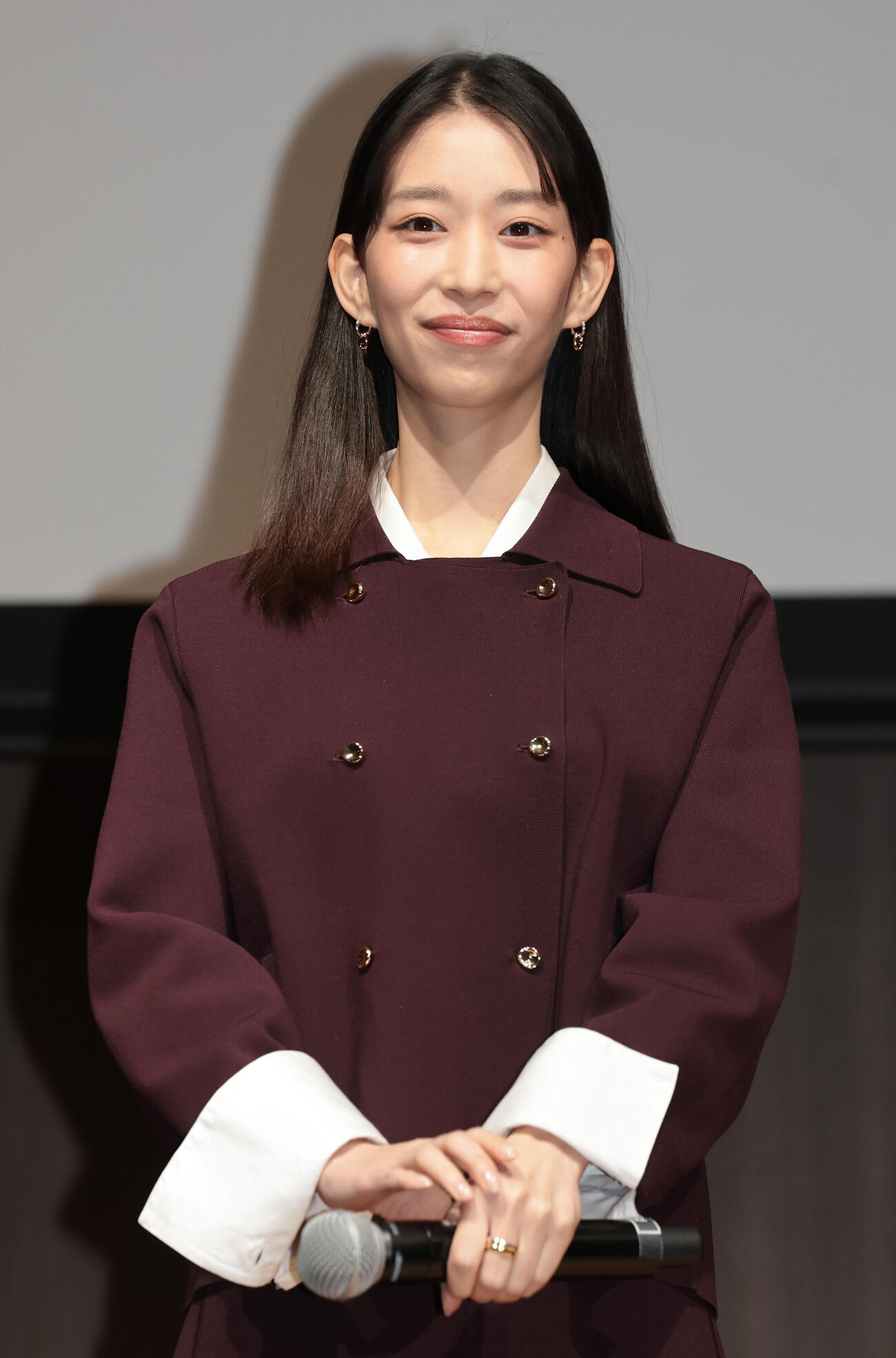ABCテレビ新ドラマ「マイ・フィクション」制作発表会見に登場した森川葵（撮影・野上伸悟）
