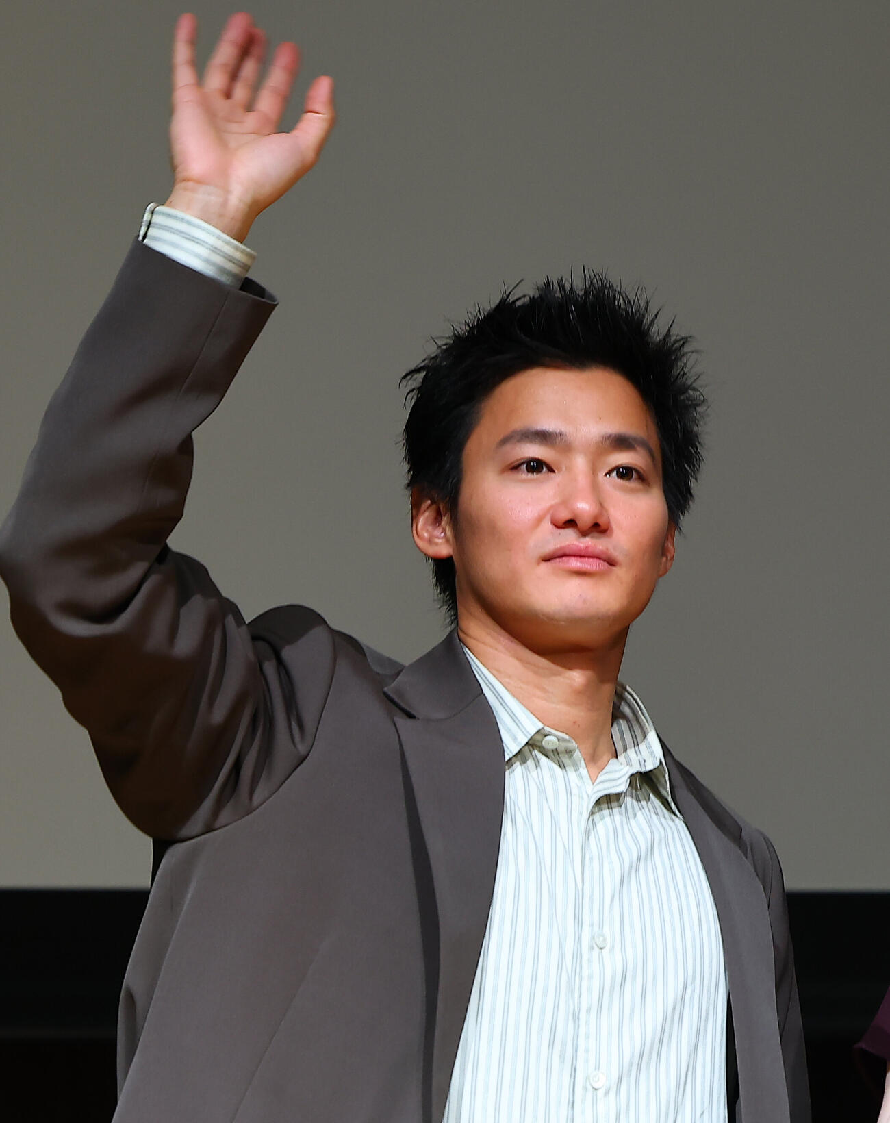 ABCテレビ新ドラマ「マイ・フィクション」制作発表会見に登場した野村周平（撮影・野上伸悟）