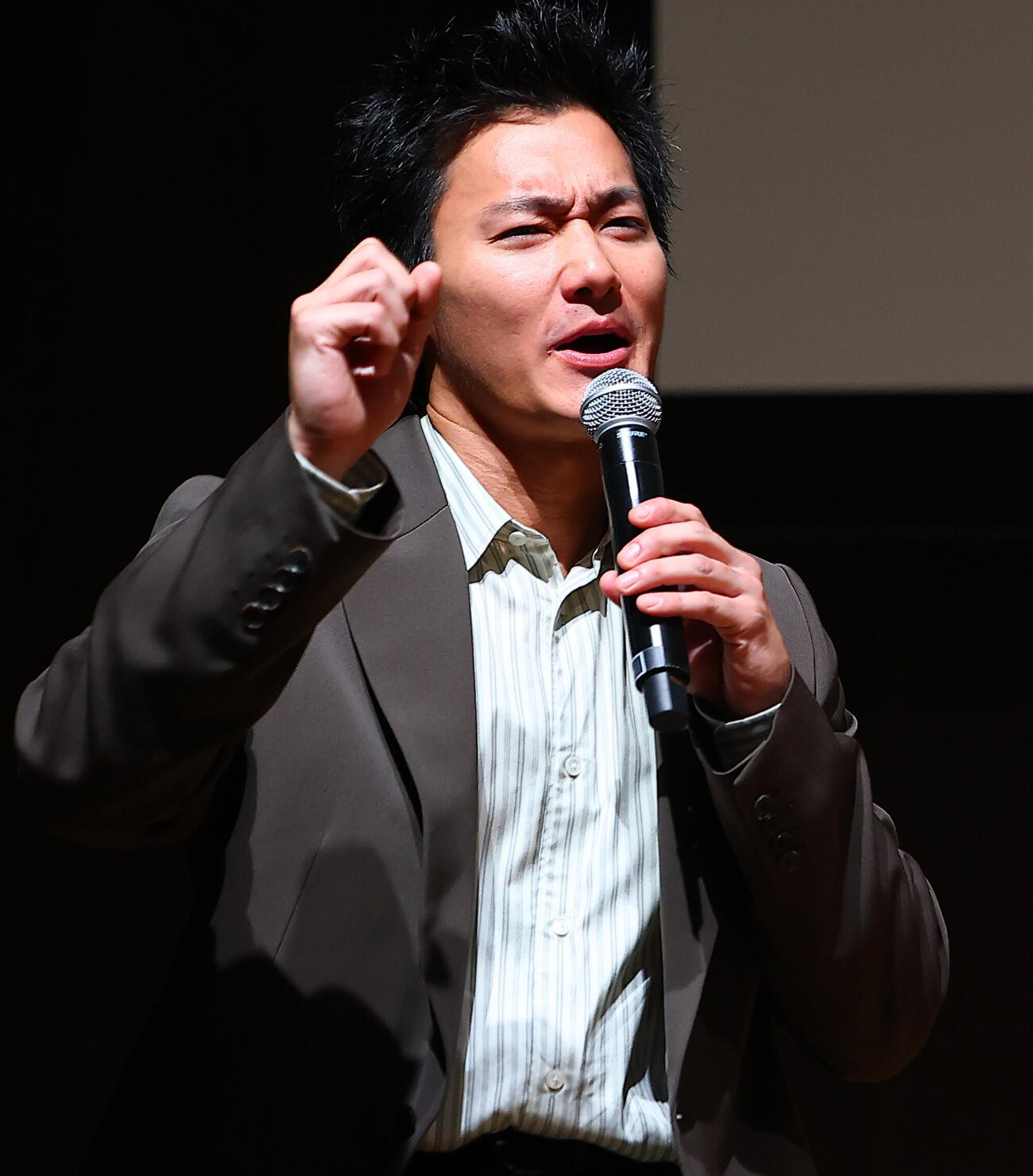 ABCテレビ新ドラマ「マイ・フィクション」制作発表会見に登場した野村周平（撮影・野上伸悟）