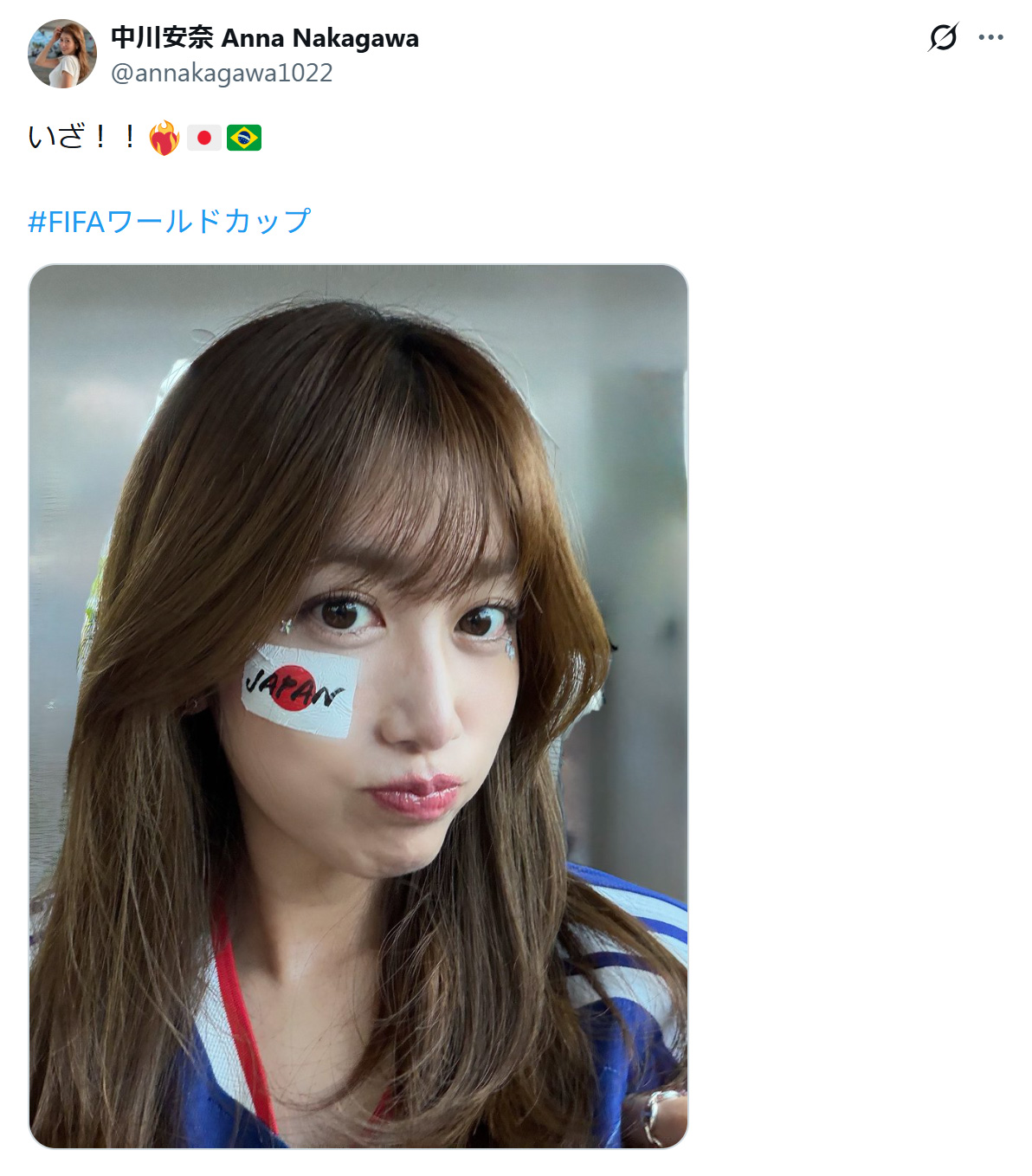 中川安奈のXから