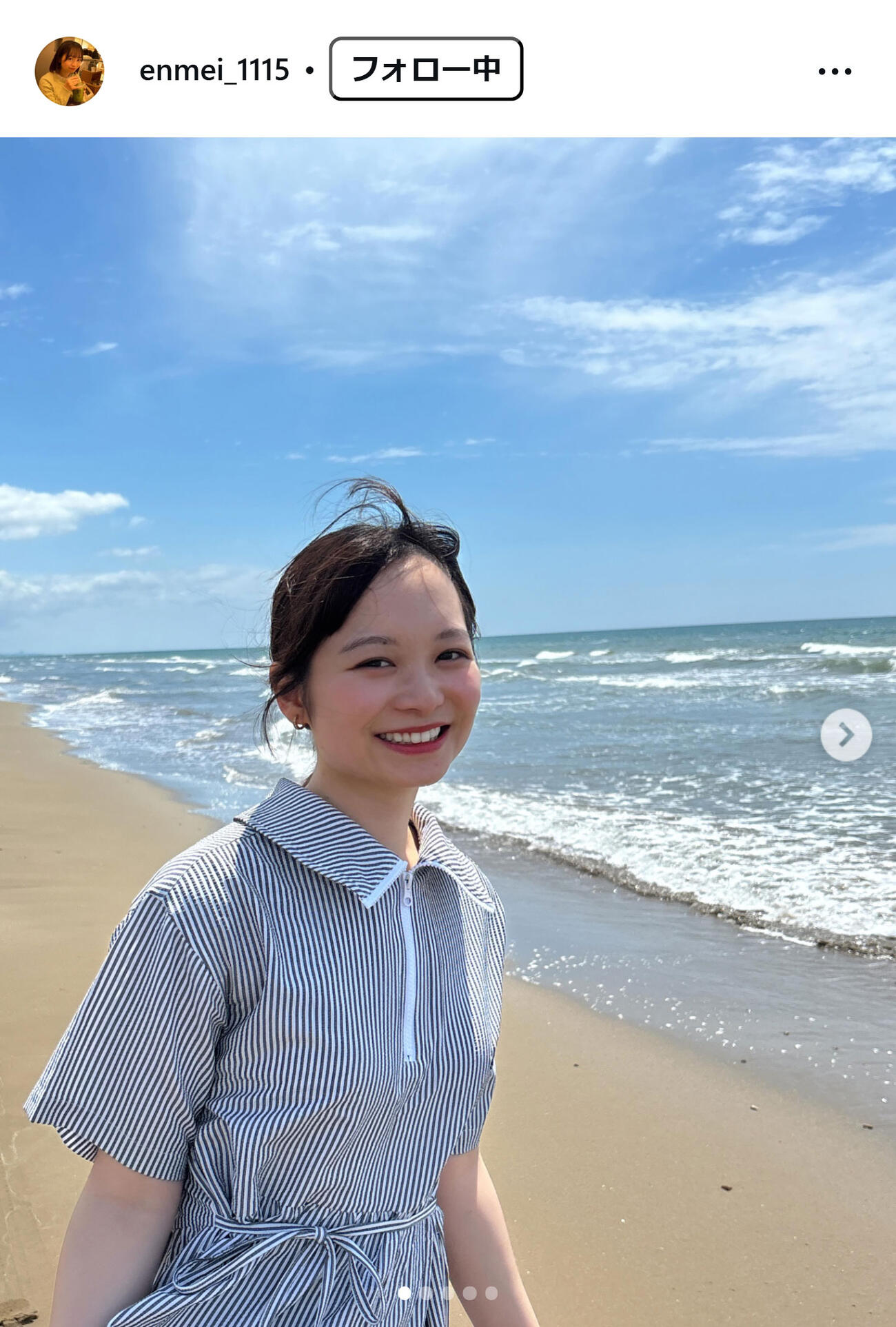 延命杏咲実さんのインスタグラムから