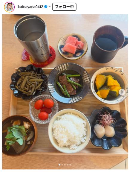 加藤綾菜のインスタグラムから