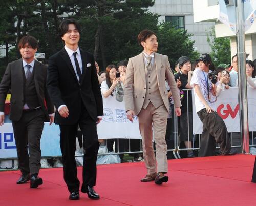 重岡大毅「韓国に来たのが初めて」プチョン国際ファンタスティック映画祭レッドカーペットで歓喜
