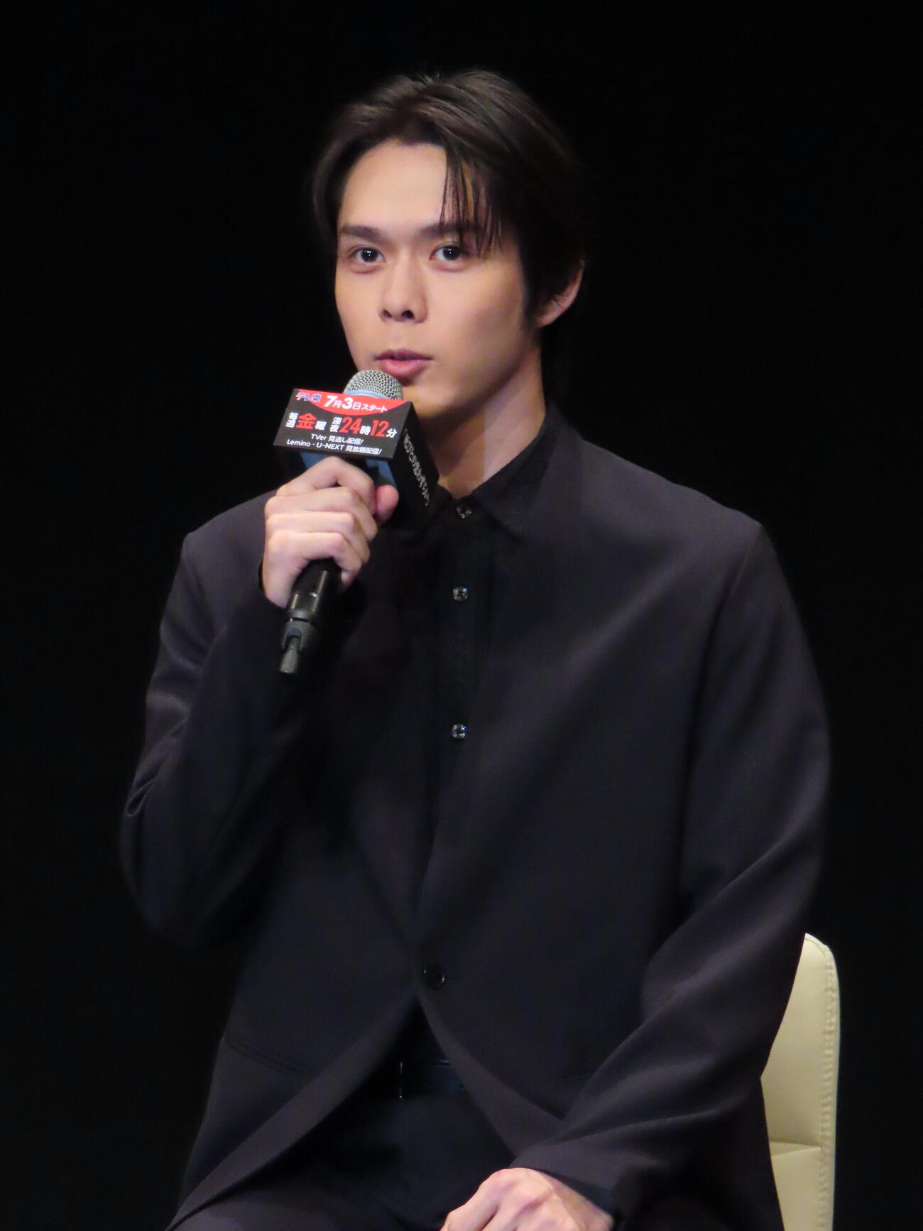 テレ東「ストレンジ　－伊藤潤二の夜も眠れぬ奇妙な話－」記者会見に登壇した細田佳央太