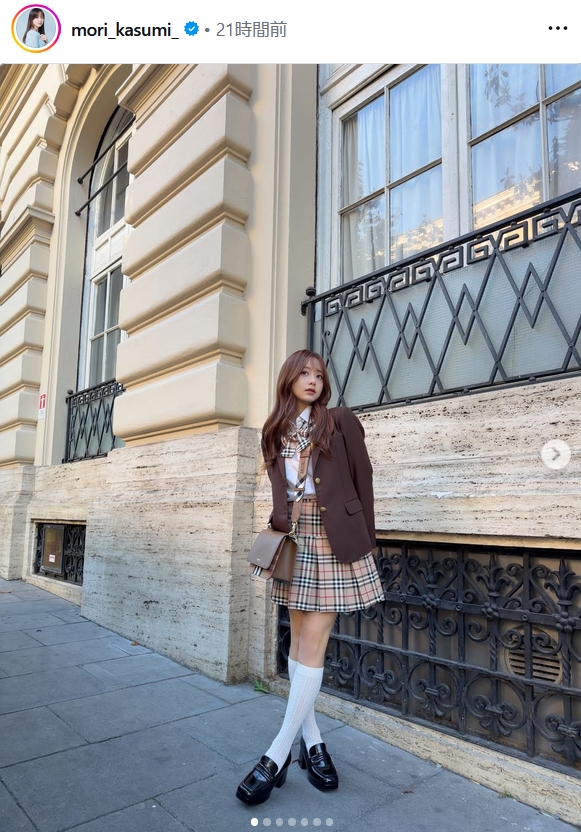 森香澄のインスタグラムから