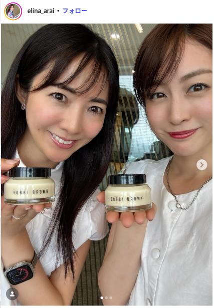 新井恵理那のインスタグラムから