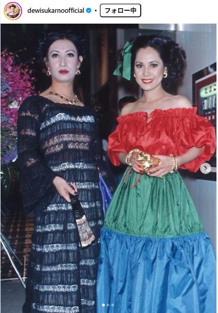 デヴィ夫人のインスタグラムから