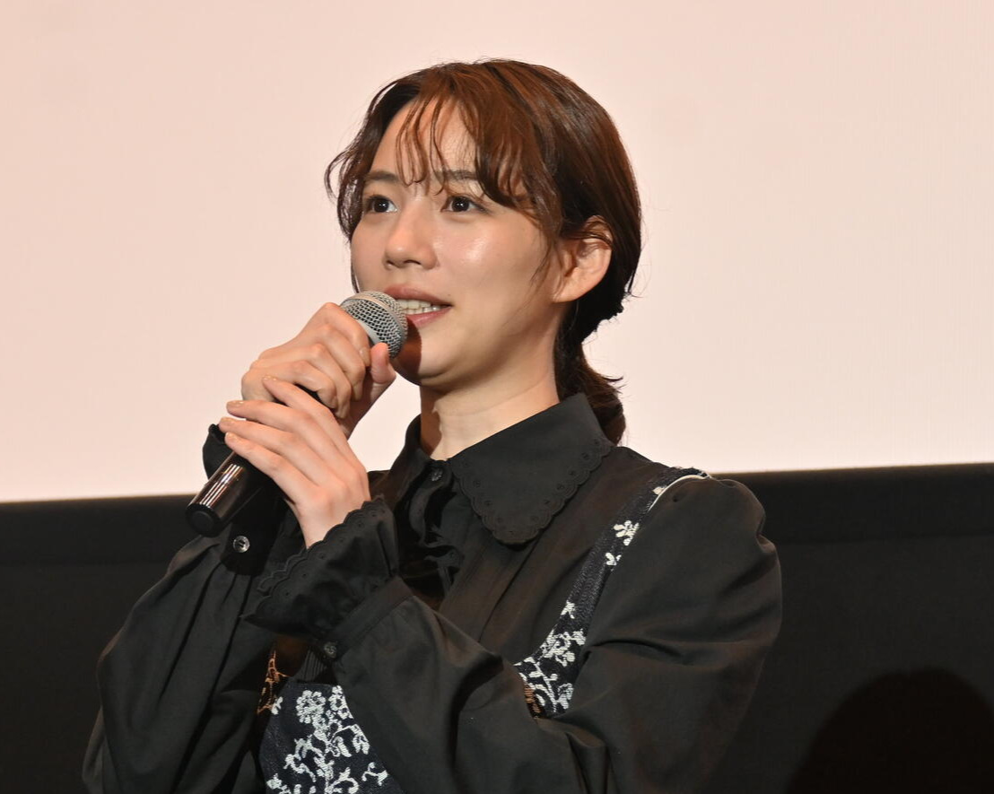 2日、映画「平行と垂直」ジャパンプレミアに出席したのん