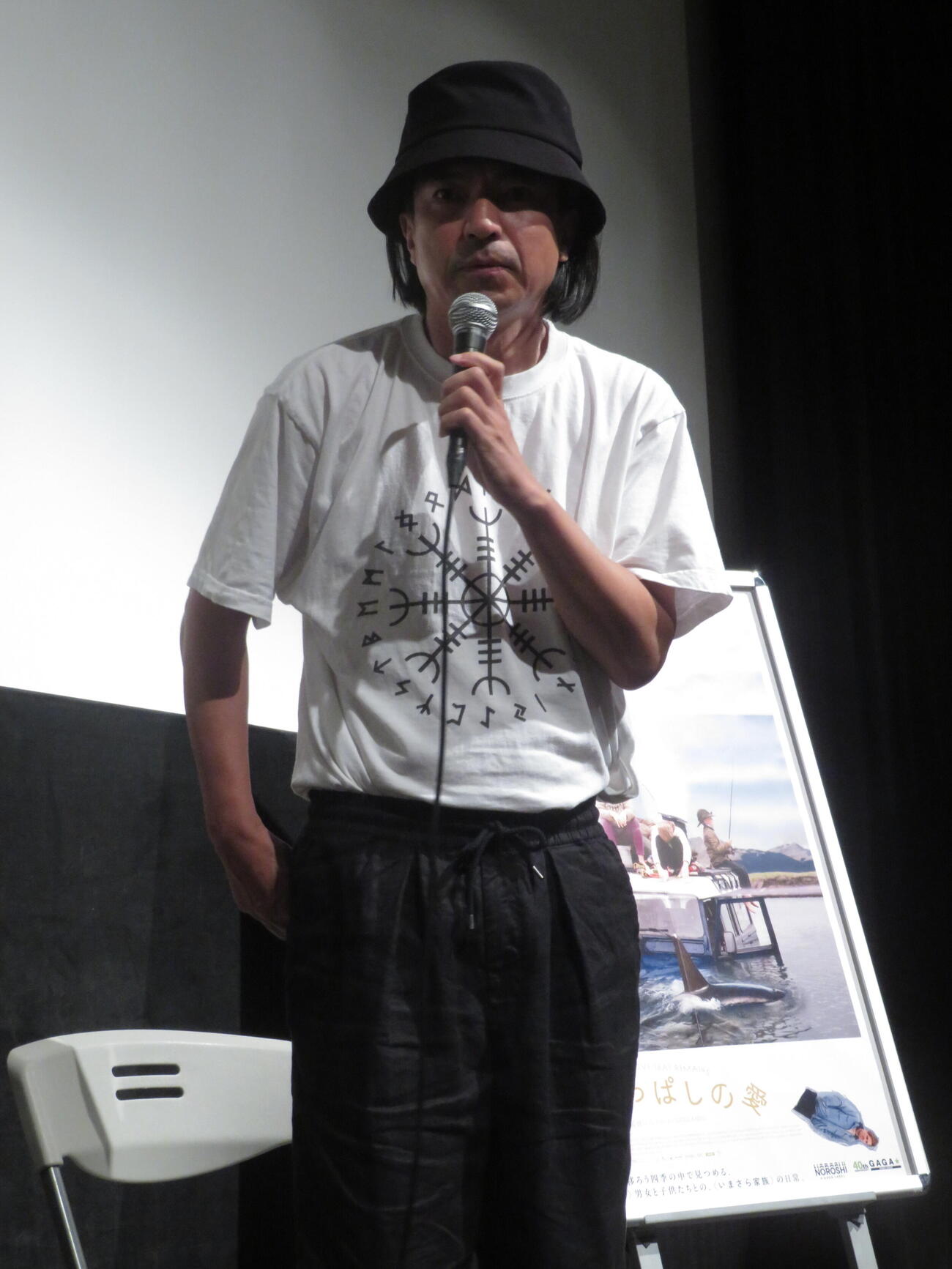 映画「きれっぱしの愛」公開記念トークショーに登壇したふかわりょう