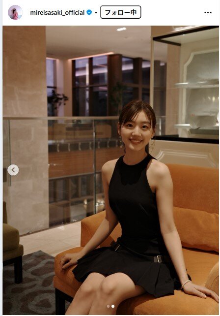 佐々木美玲のインスタグラムから